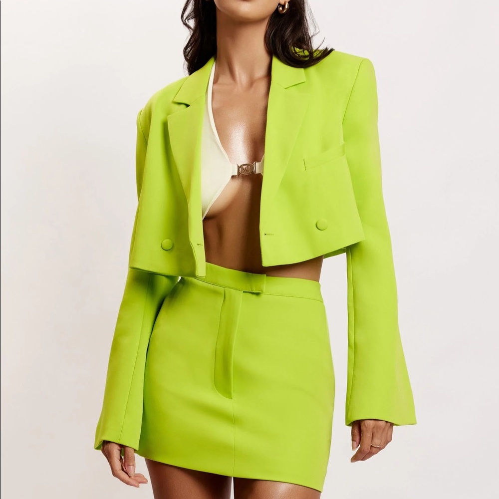 Meshki skirt suit set